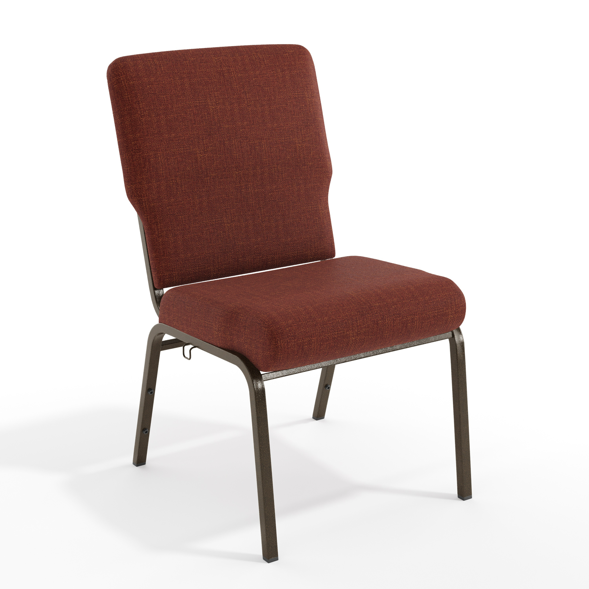 Flash Furniture, 20.5in. Cinnamon Molded Foam Stacking Church Chair, Included (qty.) 1 Model# PCCF107